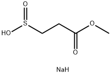 3-甲氧基-3-氧代丙烷亚磺酸钠 结构式