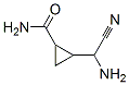 Cyclopropanecarboxamide, 2-(aminocyanomethyl)- (9CI) Struktur