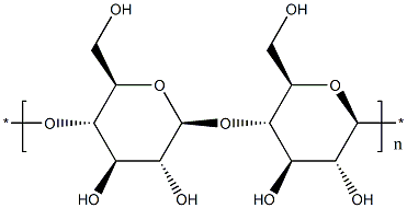 セルロース（紙繊維） 化学構造式