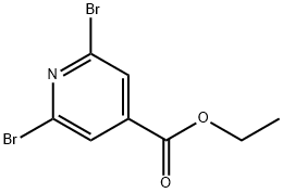 Ethyl 2,6-dibromopyridine-4-carboxylate Struktur