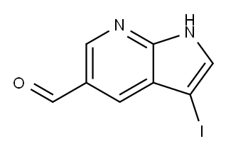 3-IODO-1H-PYRROLO[2,3-B]PYRIDINE-5-CARBALDEHYDE|3-IODO-7-AZAINDOLE-5-CARBALDEHYDE