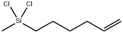 5-Hexenylmethyl dichlorosilane Struktur