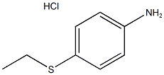 4-(Ethylthio)aniline hydrochloride Structure