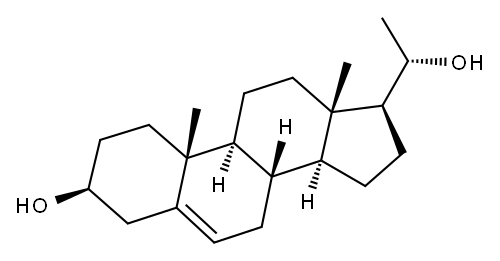 20-ALPHA-DIHYDROPREGENOLONE 结构式
