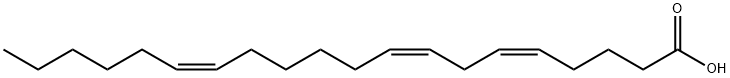 (5Z,8Z,14Z)-Eicosatrienoic acid, 90105-02-5, 结构式