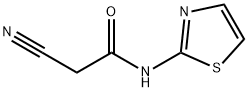 2-氰基-N-(1,3-噻唑-2-基)乙酰胺 结构式