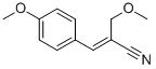2-(METHOXYMETHYL)-3-(4-METHOXYPHENYL)ACRYLONITRILE 结构式