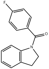 (4-氟苯基)(吲哚-1-基)甲酮, 90172-60-4, 结构式