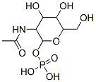 N-乙酰葡糖胺-1-磷酸 结构式