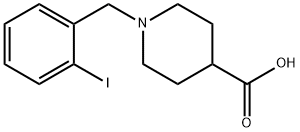 1-(2-IODO-BENZYL)-PIPERIDINE-4-CARBOXYLIC ACID 结构式