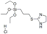 4,5-ジヒドロ-2-[[3-(トリエトキシシリル)プロピル]チオ]-1H-イミダゾール・塩酸塩 化学構造式
