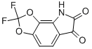 2,2-Difluoro-8H-1,3-dioxa-8-aza- as-indacene-6,7-dione 结构式