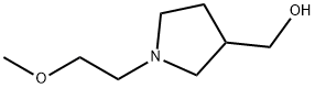 [1-(2-メトキシエチル)-3-ピロリジニル]メタノール 化学構造式