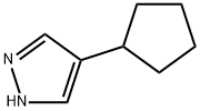 4-cyclopentyl-1H-Pyrazole Struktur