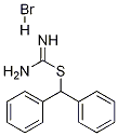 [(Diphenylmethyl)sulfanyl]methanimidamide hydrobromide Struktur