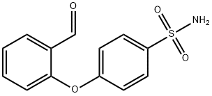 2-(4-磺酰胺基苯氧基)苯甲醛 结构式