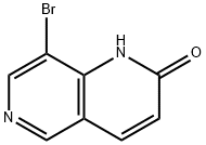 8-溴-1,6-二氮杂萘-2(1H)-酮 结构式