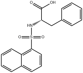 N-(1-NAPHTHALENESULFONYL)-L-PHENYLALANINE Structure