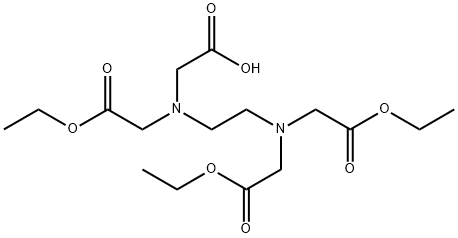 エチレンジアミン四酢酸トリエチルエステル 塩酸塩 化学構造式
