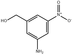 3-氨基-5-硝基苯甲醇, 90390-46-8, 结构式
