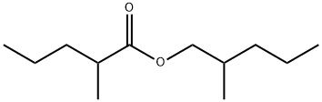 2-Methylpentyl 2-methylvalerate Struktur