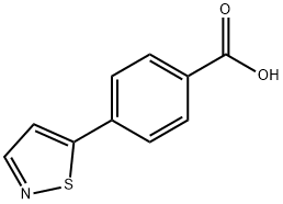 4-(异噻唑-5-基)苯甲酸 结构式