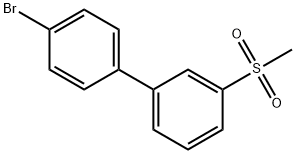 4'-溴-3-(甲基磺酰基)-1,1'-联苯 结构式