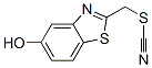 Thiocyanic acid, (5-hydroxy-2-benzothiazolyl)methyl ester (7CI) Struktur