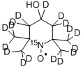 4-HYDROXY-2,2,6,6-TETRAMETHYLPIPERIDINE-1-OXYL (D17, 15N) Struktur
