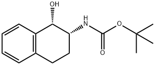 (1S,2R)-顺式-2-(BOC-氨基)-1,2,3,4-四氢-1-萘酚 结构式