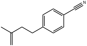 4-(4-CYANOPHENYL)-2-METHYL-1-BUTENE Struktur