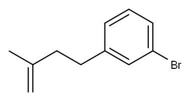 4-(3-Bromophenyl)-2-methylbut-1-ene Structure