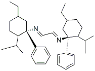 (S,S)-N-N'-ETHANDIYLLIDEN-BIS-(α-METHYLPHENYLMENTHANAMIN) Structure