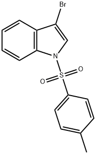 1-トシル-3-ブロモ-1H-インドール 化学構造式