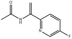 N-(1-(5-氟吡啶)乙烯基乙酰胺 结构式
