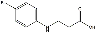 3-[(4-bromophenyl)amino]propanoic acid Structure