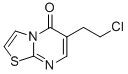 6-(2-CHLOROETHYL)-5H-THIAZOLO[3,2-A]PYRIMIDIN-5-ONE 结构式