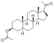 别孕烯醇酮醋酸酯 结构式