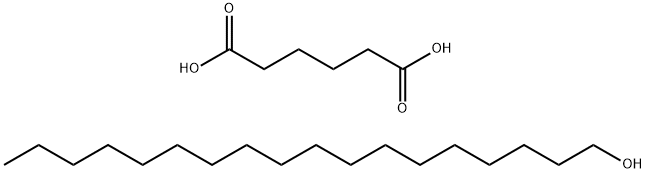 Hexanedioic acid, octadecyl ester Struktur