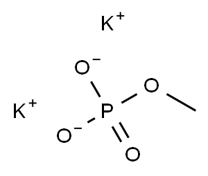 Phosphoric acid, methyl ester, potassium salt Structure