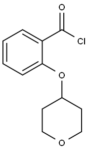 2-((四氢-2H-吡喃-4-基)氧基)苯甲酰氯 结构式
