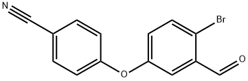 4-(4-溴-3-甲酰基苯氧基)苯甲腈 结构式