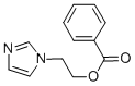 安息香酸2-(1H-イミダゾール-1-イル)エチル 化学構造式