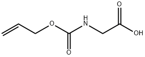 N-{[(Prop-2-en-1-yl)oxy]carbonyl}glycine, ({[(Prop-2-en-1-yl)oxy]carbonyl}amino)acetic acid Structure