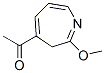 Ethanone, 1-(2-methoxy-3H-azepin-4-yl)- (9CI) Structure