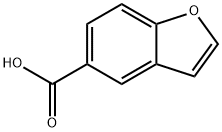 1-苯并呋喃-5-甲酸, 90721-27-0, 结构式
