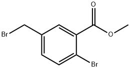 Methyl 2-broMo-5-(broMoMethyl)benzoate Struktur