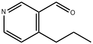 3-Pyridinecarboxaldehyde, 4-propyl- (9CI) Structure
