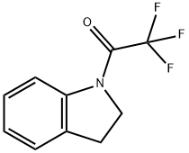 1H-Indole, 2,3-dihydro-1-(trifluoroacetyl)- (9CI) Structure
