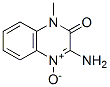 2(1H)-Quinoxalinone,3-amino-1-methyl-,4-oxide(7CI) 结构式